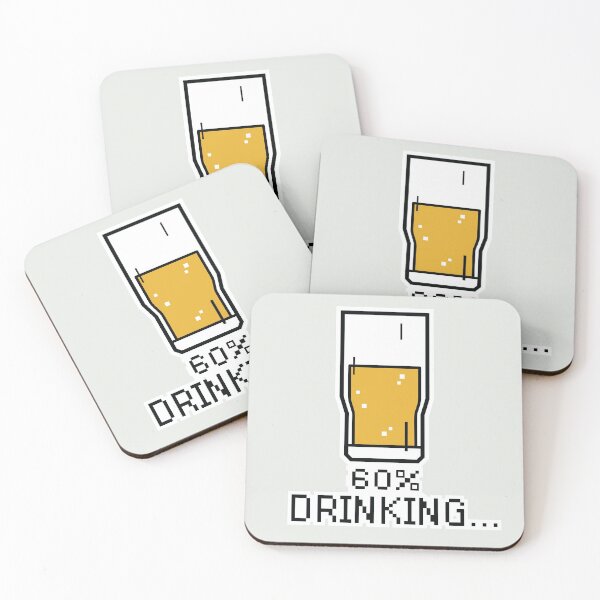 Item preview, 60% Beer Drinking | Text designed and sold by designdroplet.
