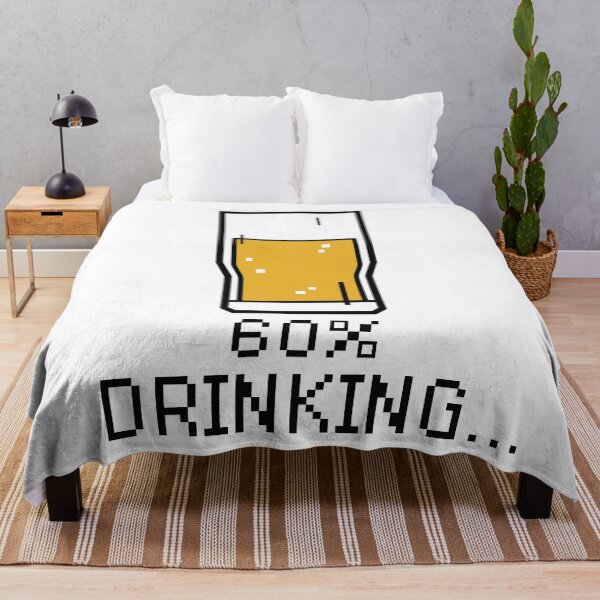 Item preview, 60% Beer Drinking | Text designed and sold by designdroplet.
