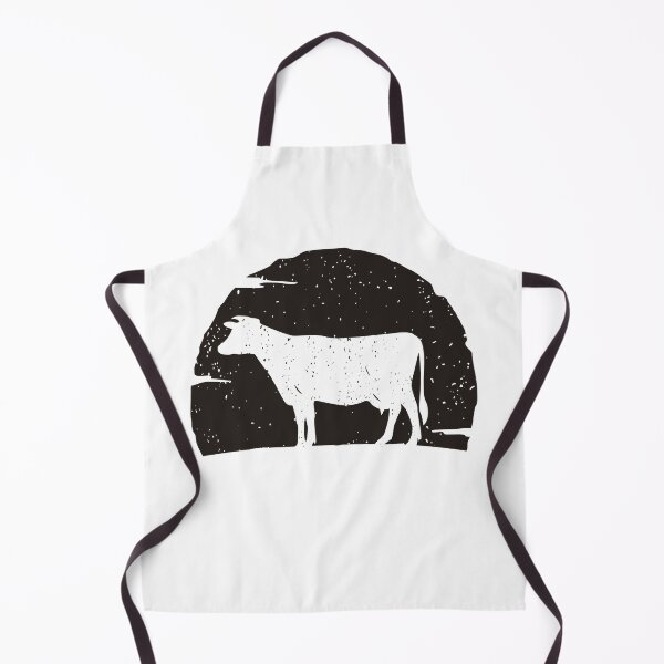 Item preview, cow animal art vintage sunset designed and sold by alaechamlal.