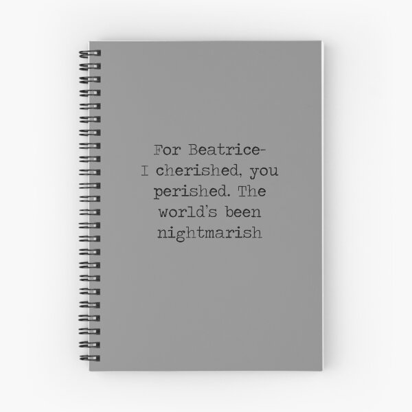Item preview, Beatrice Dedication- Book 13 designed and sold by H Works.