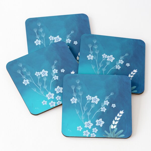 Item preview, Blue Floral Pattern designed and sold by Maanya-Tees.