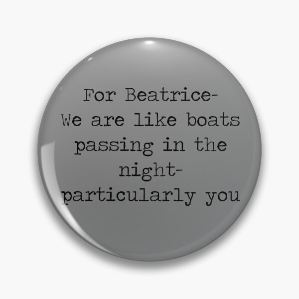 Item preview, Beatrice Dedication - Capítulo catorce designed and sold by H Works.