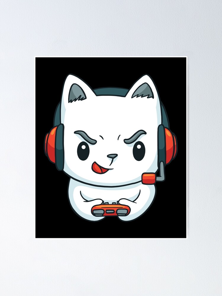 The GaMERCaT - He's a cat. He plays video games.