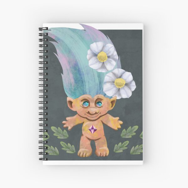 Mountain Avens Troll Spiral Notebook