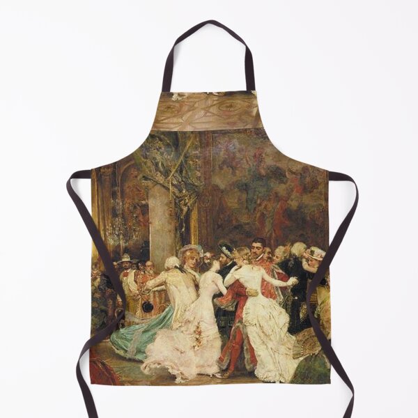 Item preview, Vintage dance in the mansion painting designed and sold by Vintage Designs +.