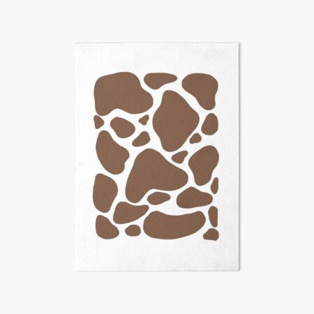 Cow Print Aesthetic Pattern Art Board Print for Sale by littlebloom