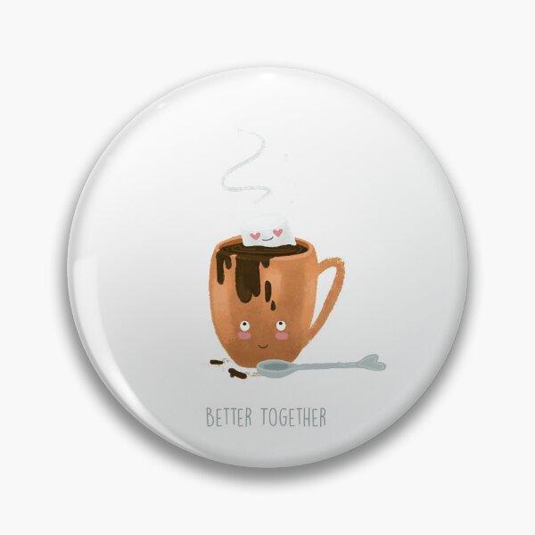 Item preview, Better Together - Cocoa Valentines Day designed and sold by CoffeeandPixels.