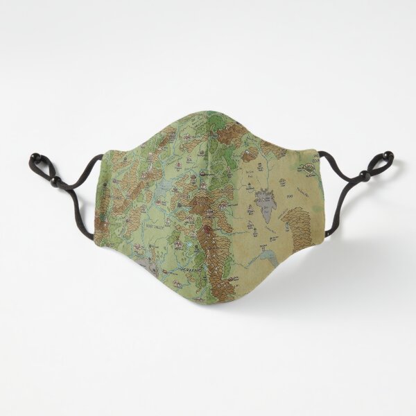 Dragon Pass and Prax Map by Darya Makarava Fitted 3-Layer