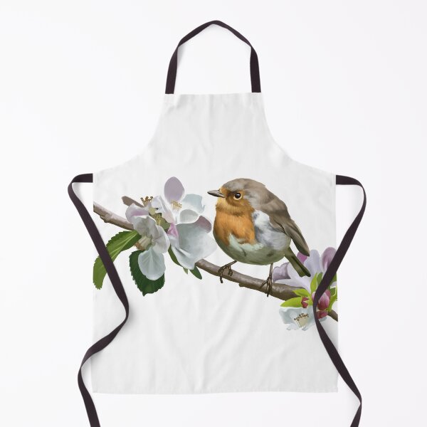 Aperçu de l'œuvre Oiseau sur une branche - fond blanc créée et vendue par PixiePixelShop.