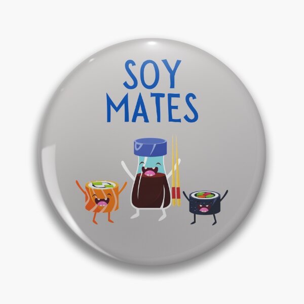 Artikelvorschau, Soja Mates, Soul Mates Essen Wortspiel entworfen und verkauft von GoodMoodFood.