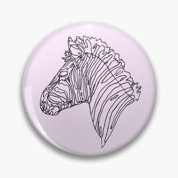 Item preview, Africa Plains Zebra Line Art designed and sold by The Red Shop.
