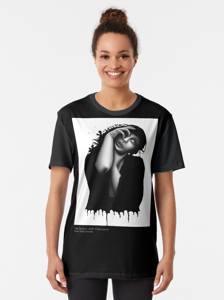 Alternate view of Descend (Colour pencil) Graphic T-Shirt