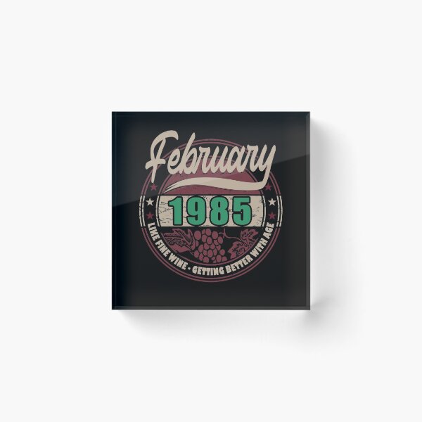 Item preview, Like Fine Wine - February 1985 designed and sold by MoonsmileProd.