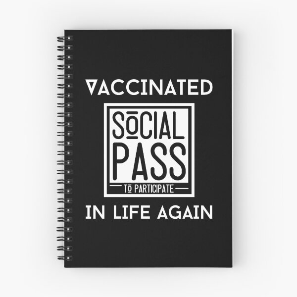 Item preview, vaccinated social pass to participate in life again  designed and sold by ReichBourne.