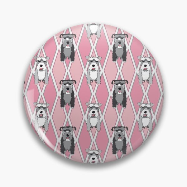 Item preview, Schnauzer Dogs No. 5 - Pink - Pink designed and sold by SterreStudio.