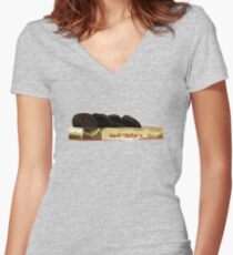 Don't Touch Fitted V-Neck T-Shirt