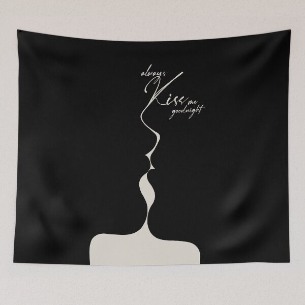 Item preview, Always Kiss Me Goodnight designed and sold by SurfolioPrints.