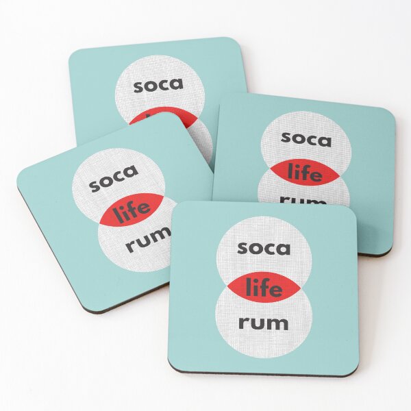 Item preview, Rum And Soca Is Life Soca Venn Diagram 2021 Soca T-shirts and More designed and sold by ravishdesigns.