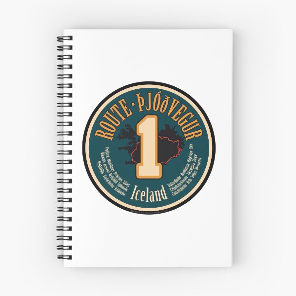 Item preview, Iceland Route 1 Travel Sticker + T-Shirt designed and sold by ROADTROOPER.