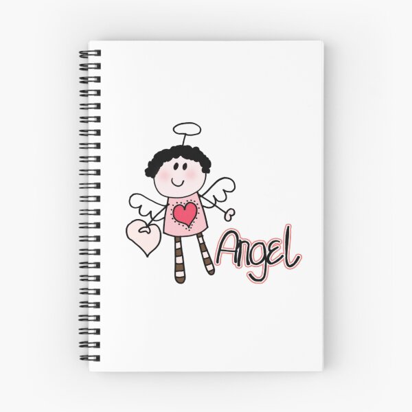 Item preview, Cute Stick Figure Angel designed and sold by peacockcards.
