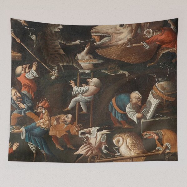 Item preview, Animals and goblins vintage medieval art designed and sold by Vintage Designs +.