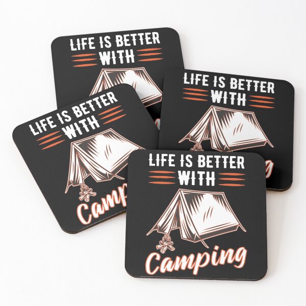 Item preview, Life Is Better With Camping designed and sold by BahiaStyle.
