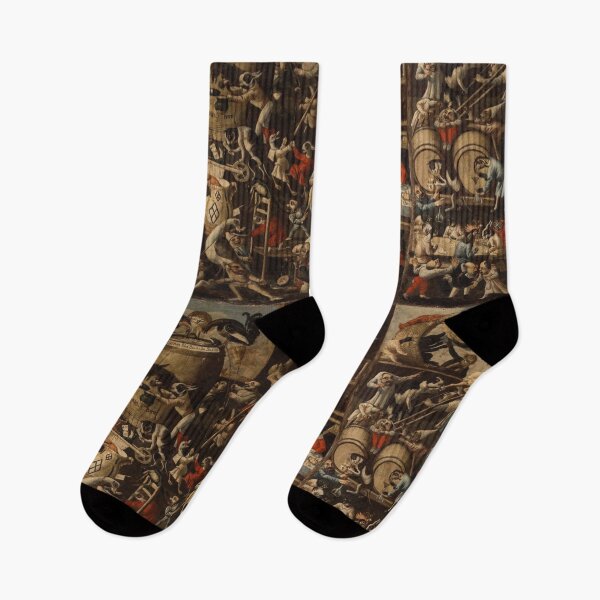 Item preview,  Animals  holding a dinner party vintage medieval art designed and sold by Vintage Designs +.