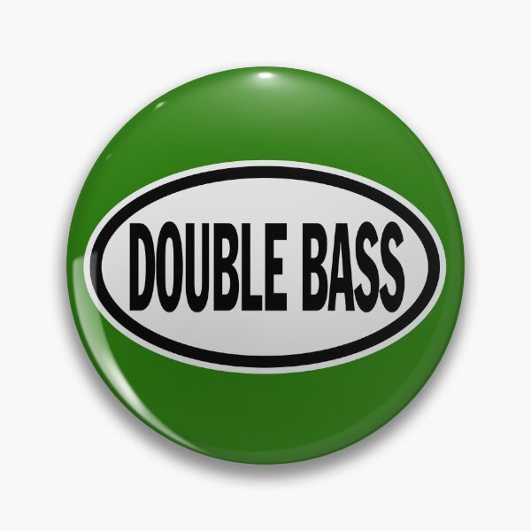 Item preview, DOUBLE BASS OVAL ART designed and sold by WOOFANG.