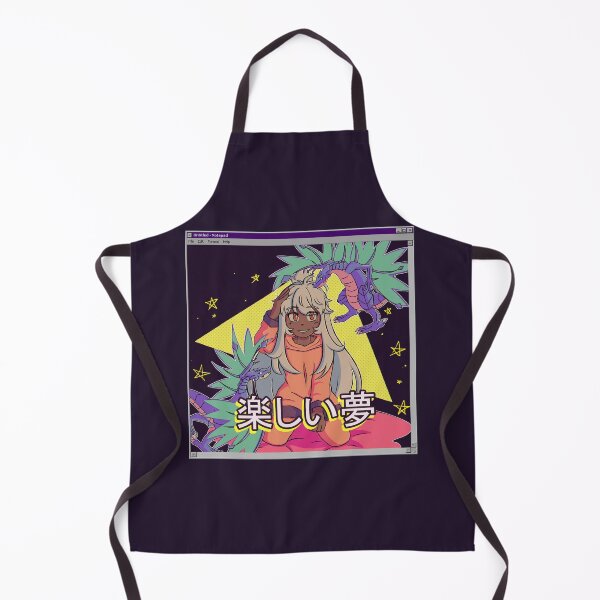 Item preview, Vapowave aesthetic anime girl video game designed and sold by kinseinohime.
