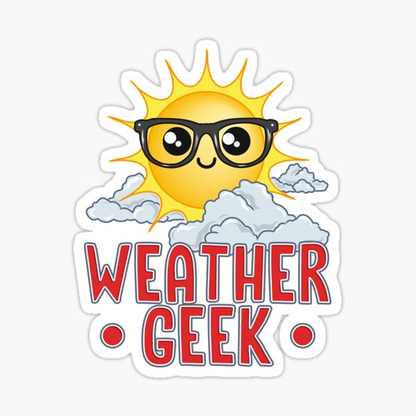 Vista previa del artículo con la obra «Futuro meteorólogo lindo y divertido Weather Geek», diseñado y vendido por perfectpresents.