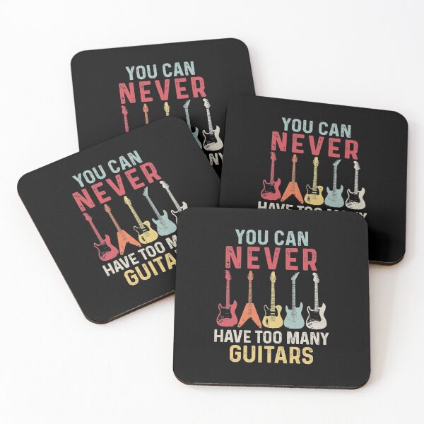 Item preview, Funny Retro Vintage - You Can Never Have Too Many Guitars Music -Best Funny Gift For Guitar Lovers designed and sold by NDTStore.