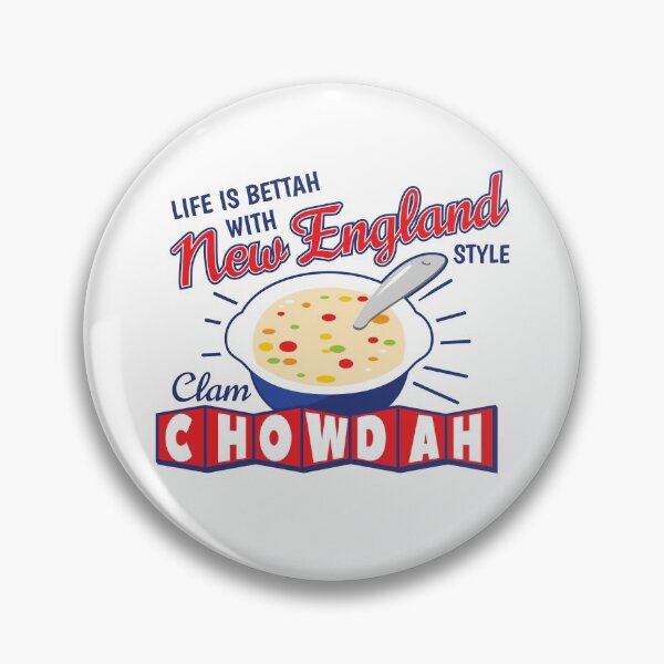Item preview, New England Style Clam Chowder  designed and sold by The Junto Shop.