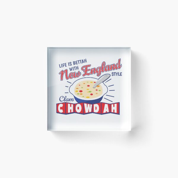 Item preview, New England Style Clam Chowder  designed and sold by The Junto Shop.