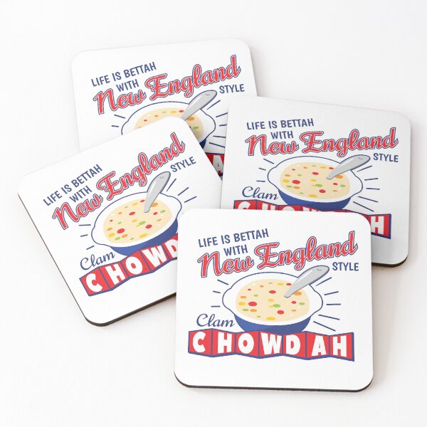 Item preview, New England Style Clam Chowder  designed and sold by The Junto Shop.