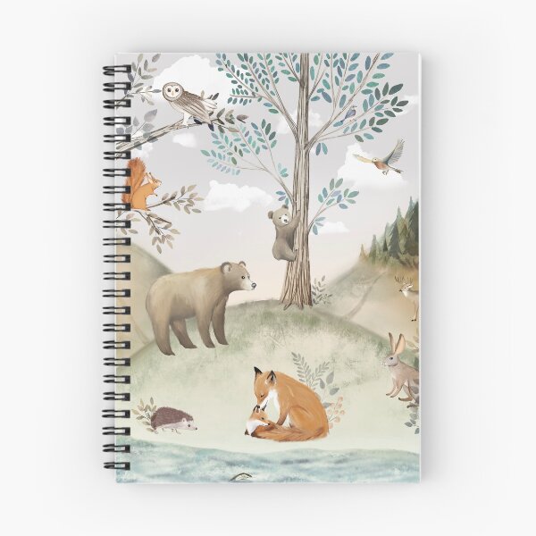 Item preview, Forest painting designed and sold by Petit Faon Prints.
