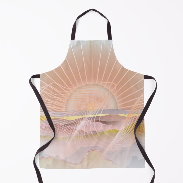 Item preview, Glittering Waves At The Beach In The Sunset Minimalism Abstract Illustration designed and sold by IZiets.