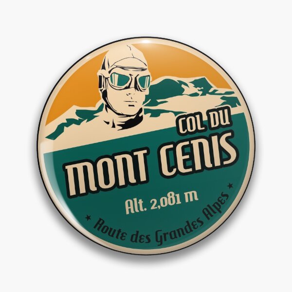 Aperçu de l'œuvre Autocollant + T-Shirt Col du Mont Cenis 01 - Route des Grandes Alpes créée et vendue par ROADTROOPER.