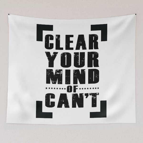 Item preview, Clear Your Mind of Can't designed and sold by Valuential.