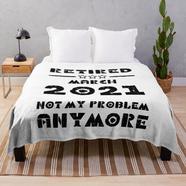 Item preview, Retired March 2021 Not My Problem Anymore - Vintage Retirement Gift designed and sold by YourgiftShop.