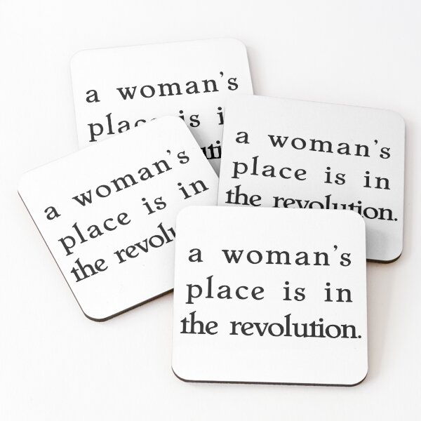 Item preview, a woman’s place is in the revolution. designed and sold by pipeswitz.
