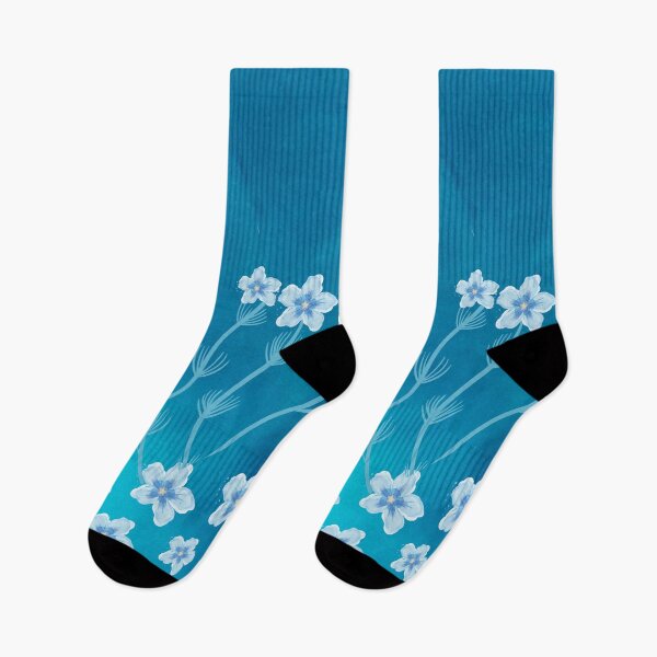 Item preview, Blue Floral Pattern designed and sold by Maanya-Tees.