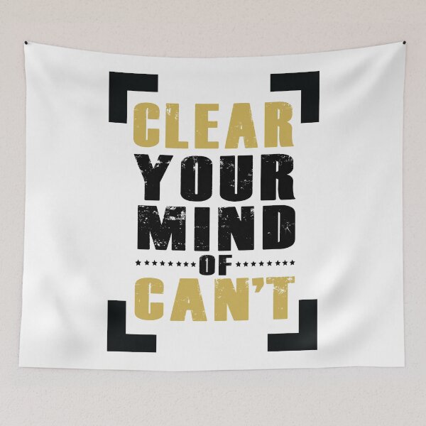 Item preview, Clear Your Mind of Can't designed and sold by Valuential.