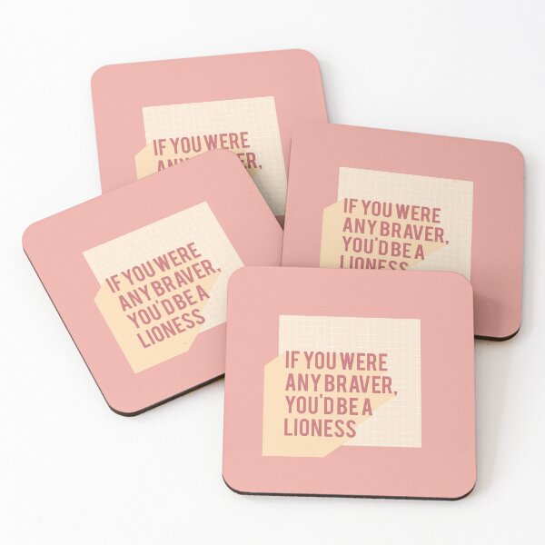 Item preview, NARNIA QUOTE "if you were any braver, you'd be a lioness" designed and sold by serpentines.