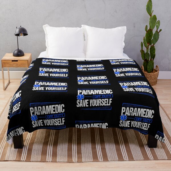 Item preview, Paramedic Off Duty Save Yourself Funny EMS Gift designed and sold by JessieJune.