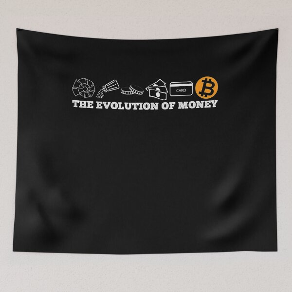 Item preview, The evolution of money crypto cryptocurrency money btc blockchain evolution t-shirt hodl motifs  designed and sold by davidcgonzale.