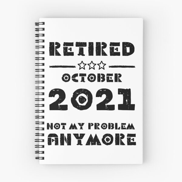 Item preview, Retired October 2021 Not My Problem Anymore - Vintage Retirement Gift designed and sold by YourgiftShop.