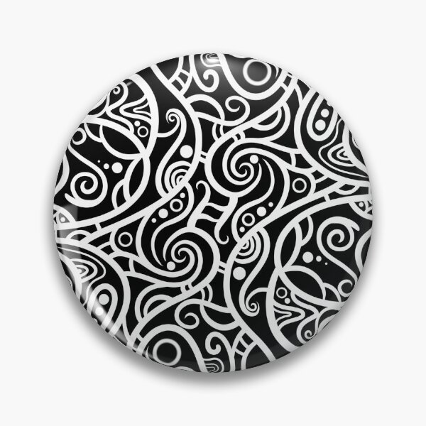 Item preview, Swirl of black abstract lines designed and sold by MinEkkoArt.