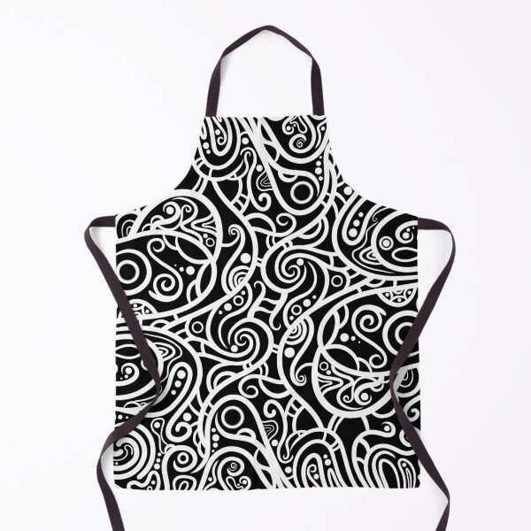 Item preview, Swirl of black abstract lines designed and sold by MinEkkoArt.
