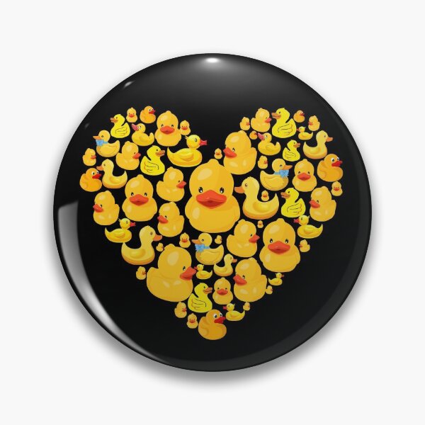 Item preview, Funny Rubber Duck as Love  Heart Duck Valentine's Day designed and sold by ohmier.