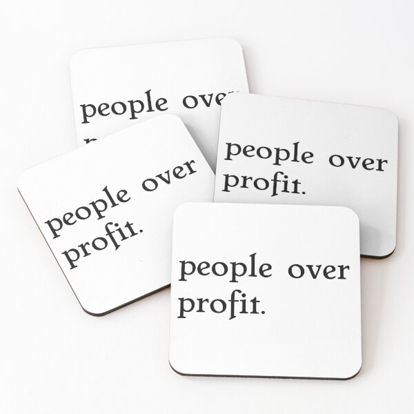 Item preview, people over profit designed and sold by pipeswitz.
